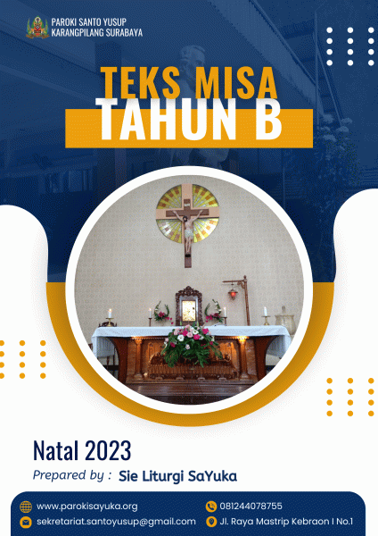 Teks Misa Natal Tahun B Edisi Desember 2023